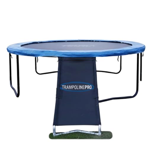 TRAMPOLINEPRO Trampoline Pro The Original Trampoline Slide and Climber Universal Trampoline Ladder Alternative Heavy Duty Steel Construction Fold and Stow Safely Easy to Climb Slide - Image 1