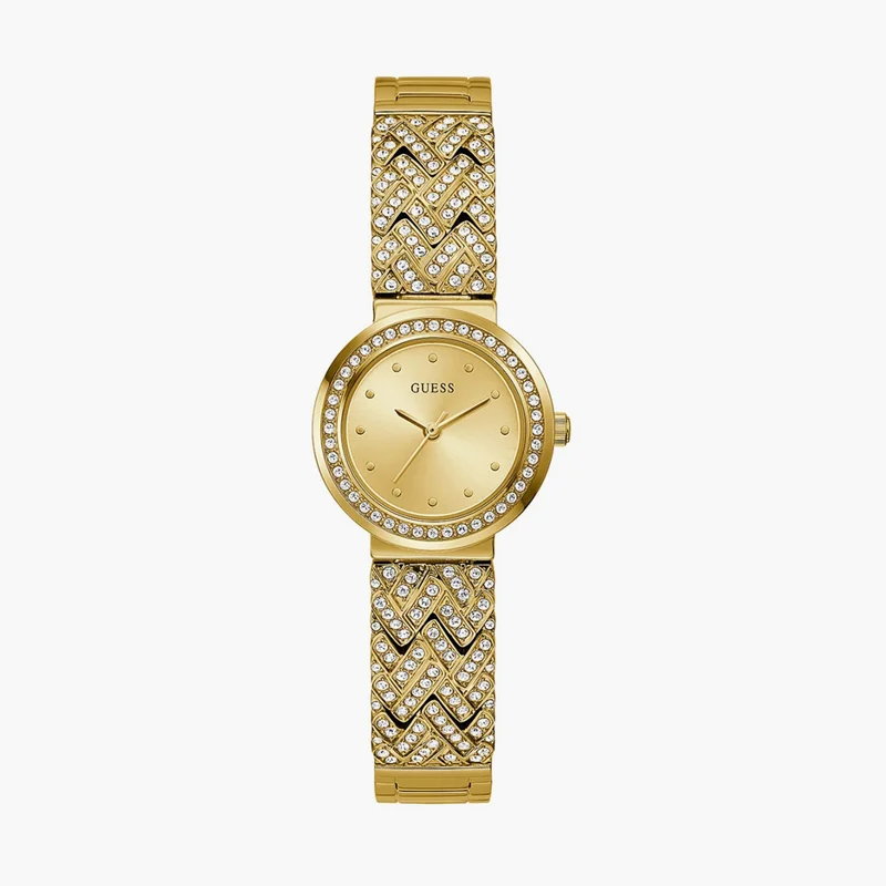 جس Gold Analog Watch for Women