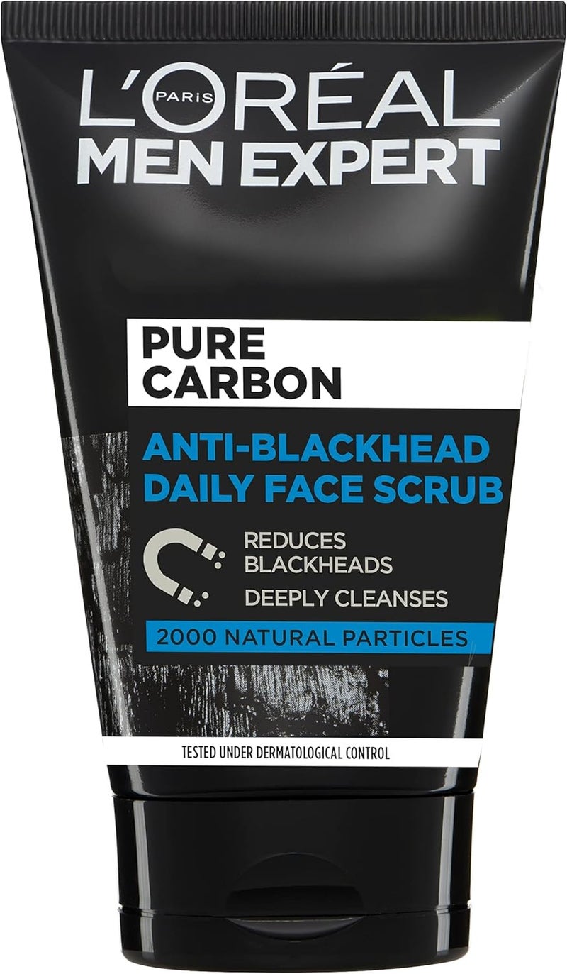 Trendy widespread design L'Oreal Paris Men Expert Anti-Blackhead Daily Face Scrub, 100ml Precision processed material - Image 1