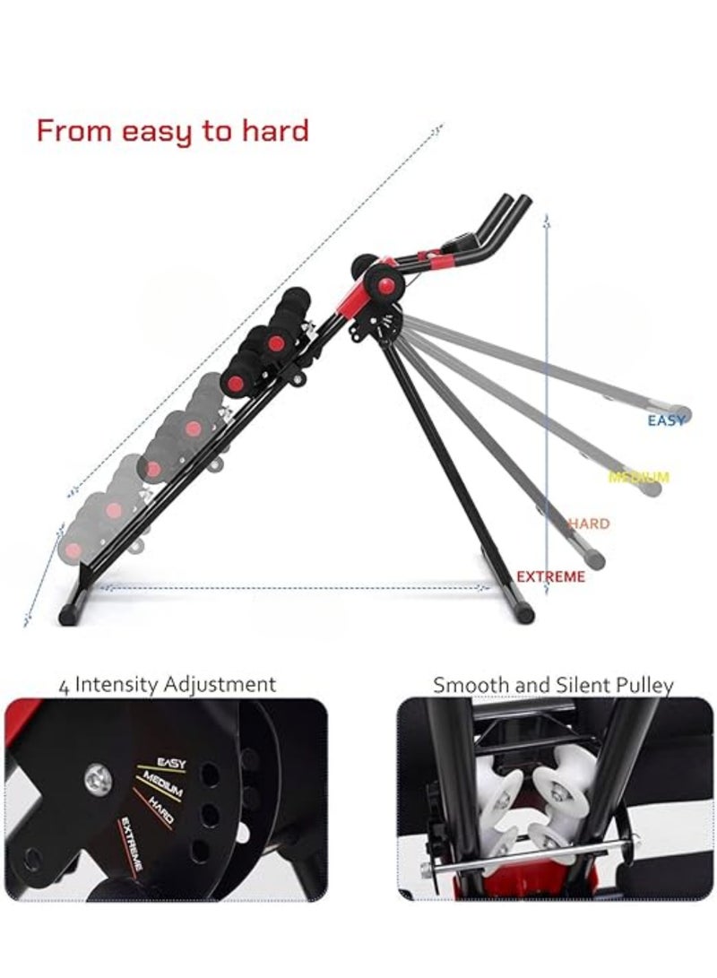 MAAS MAAS Abdominal Exerciser Foldable Home Fitness Equipment for Abdominal and Full Body Workout with LCD Display for Home Use - Image 3