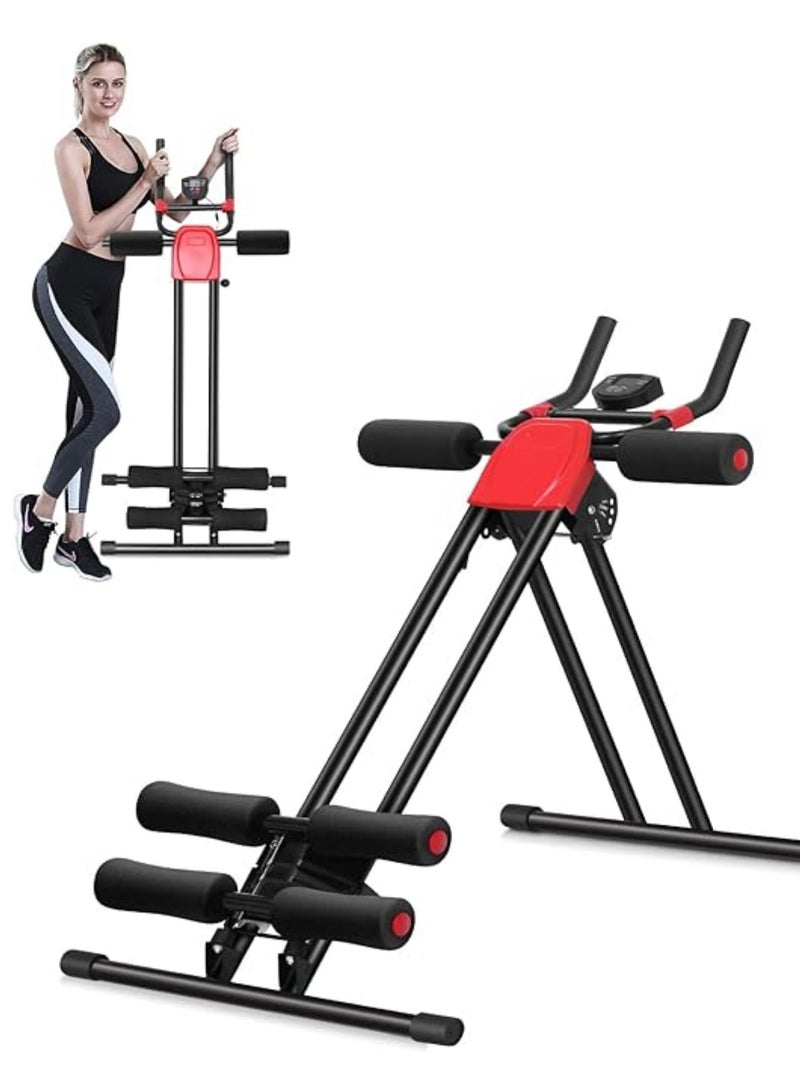 MAAS MAAS Abdominal Exerciser Foldable Home Fitness Equipment for Abdominal and Full Body Workout with LCD Display for Home Use - Image 1