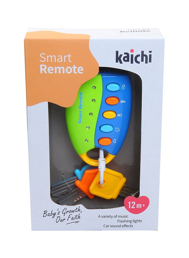 kaichi Musical Remote Control Keys Multicolored For Kids Durable And Unique Design 13.5x5x20.5cm - Image 1