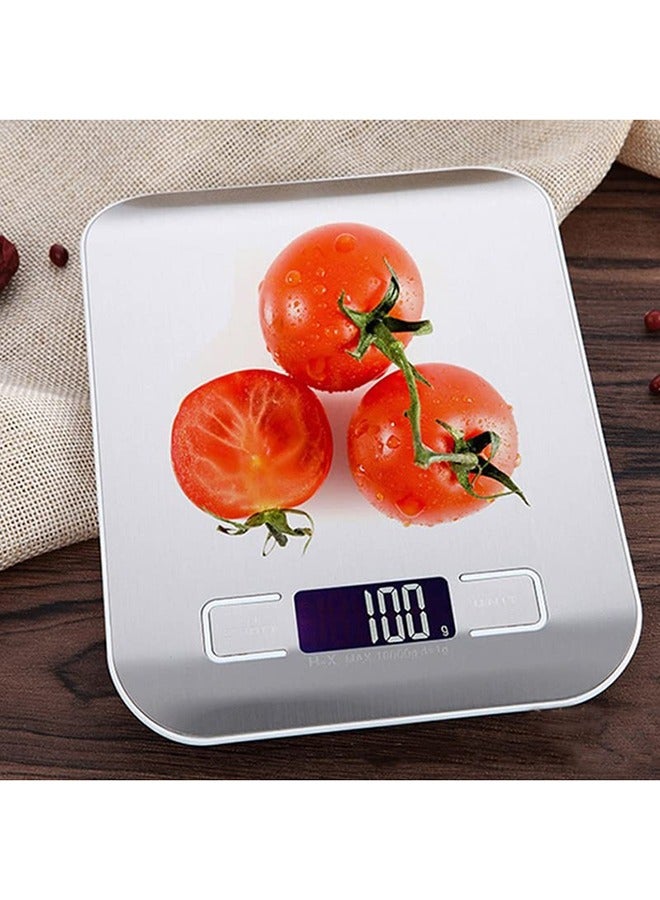 Everrich Electric Kitchen Scale Silver - Image 1