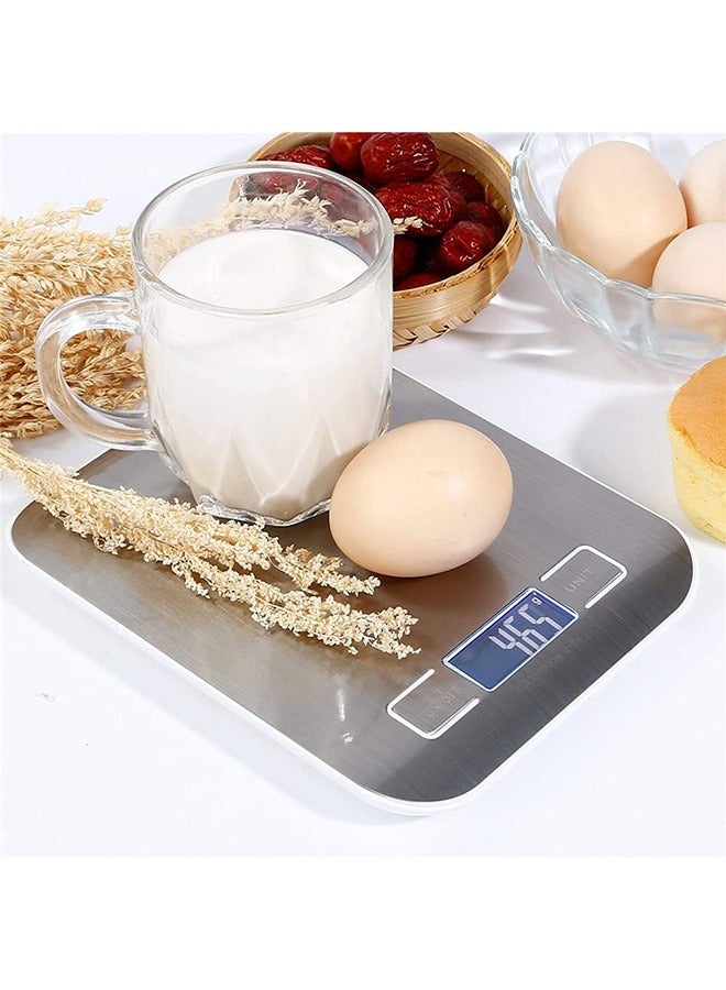 Everrich Electric Kitchen Scale Silver - Image 4