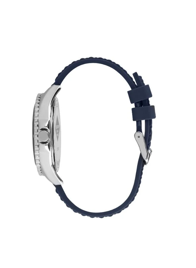 لي كوبر Men's SILICONE Analog Watch LC07361.399 - 45 mm