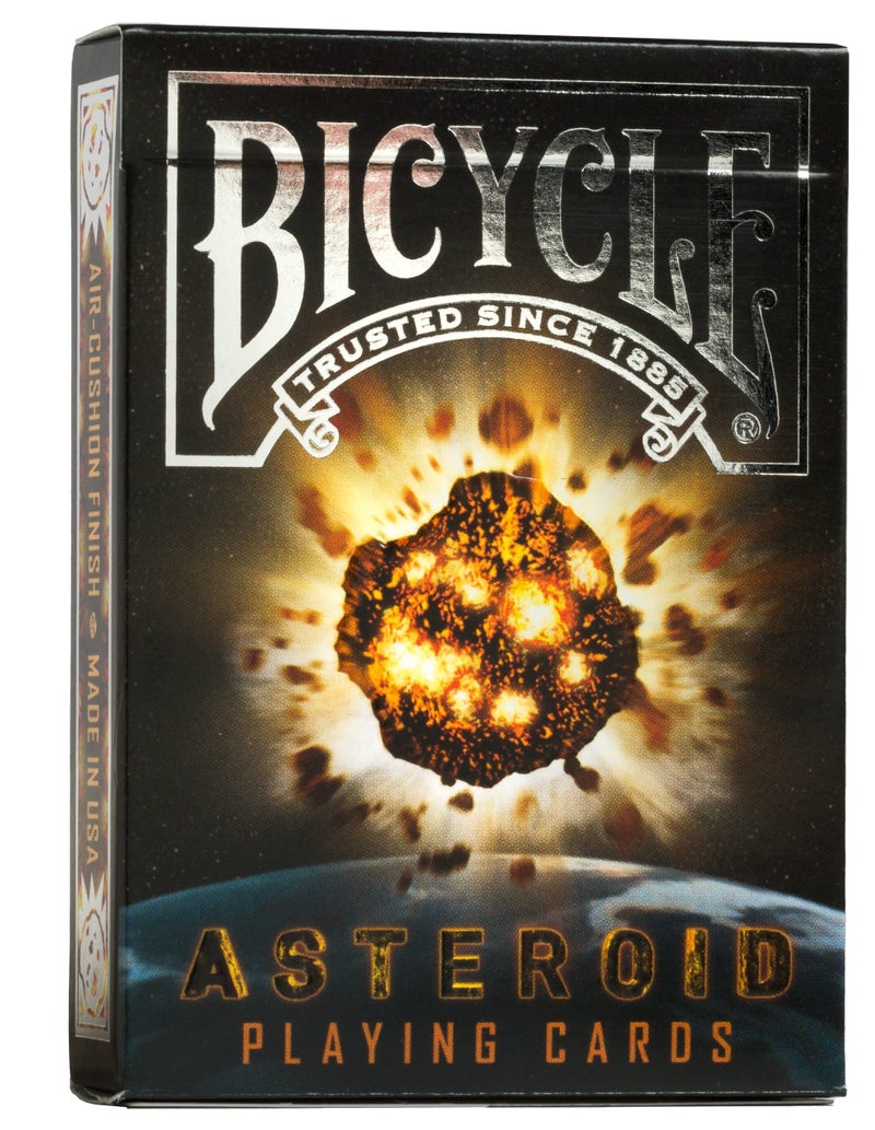 Bicycle Asteroid Playing Cards, Black - Image 1