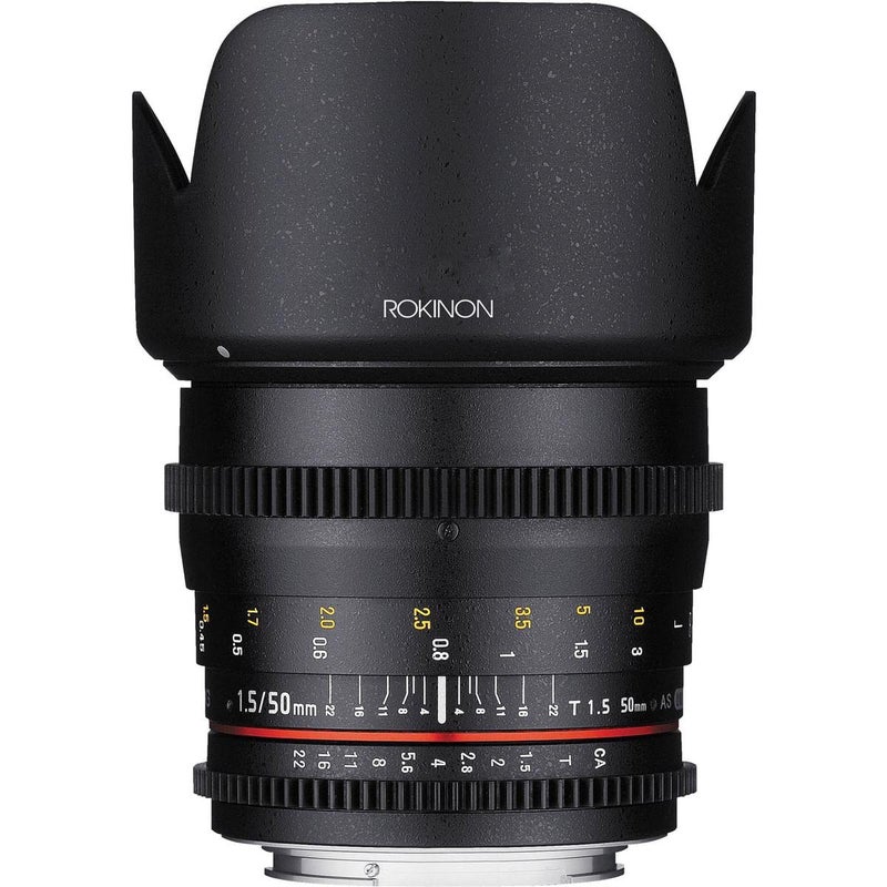 Rokinon DS50MMFT Cine DS 50 mm T15 AS IF UMC Full Frame Cine Lens for Olympus Panasonic Micro Four Thirds - Image 2