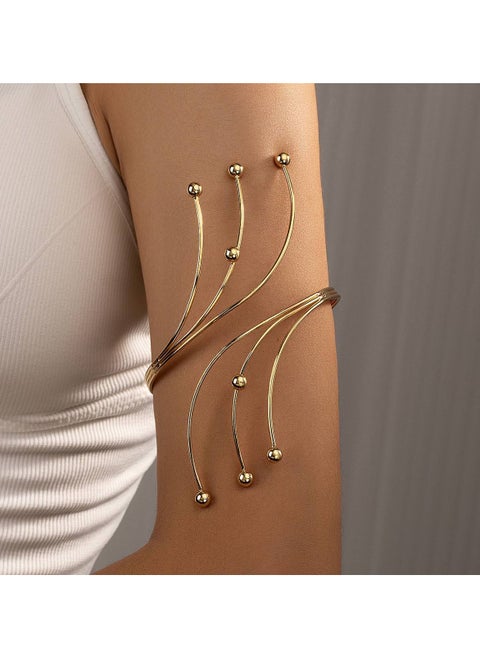rendy Shoulder Bracelet with a modern, elegant design made from pure stainless steel, giving you an exceptional look that reflects your confidence and uniqueness. Perfect for special occasions and bold, contemporary touches!