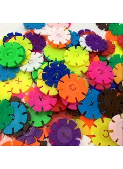 ZCM-HAPPY 1200PCS Snowflake Building Blocks Flakes Set Toy Interlocking Plastic Disc Educational Stem Toys for Boy and Girls  - Image 2