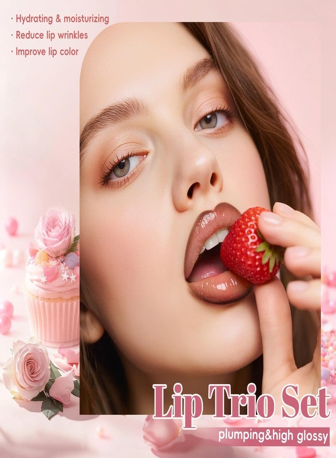 Noerrors 3 in 1 Nude Peach Lip Kit with Beige Liquid Lipstick Hydrating Lip Gloss Liner Trio, Matte Velvet Lip Glaze Moisturizing Lip Gloss and Creamy Lip Pencil Set, Long Wear Glossy Pale Lip Combo - Image 2