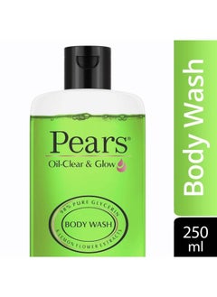 Pears Oil Clear & Glow Shower Gel, With 98% Glycerine And Lemon Flower Extracts , 100% Soap Free, Dermatologically Tested 250 Ml  - Image 2