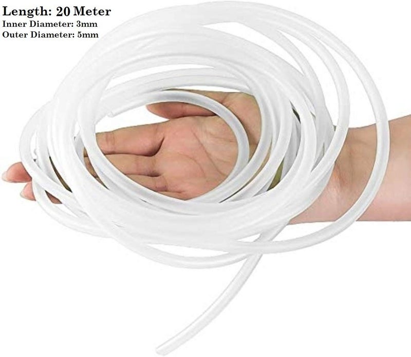 DESPACITO® Aquarium Airline Tubing Soft Air Pump Hose for Fish Tank Accessories,Standard Diameter,Oxygen Pipe Tubing for Fish Tank Accessories (20 Meter) - Image 4