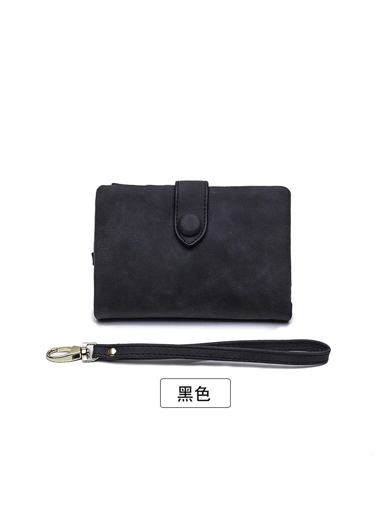 KUYING New Triple Fold Multi Card Frosted Wallet 