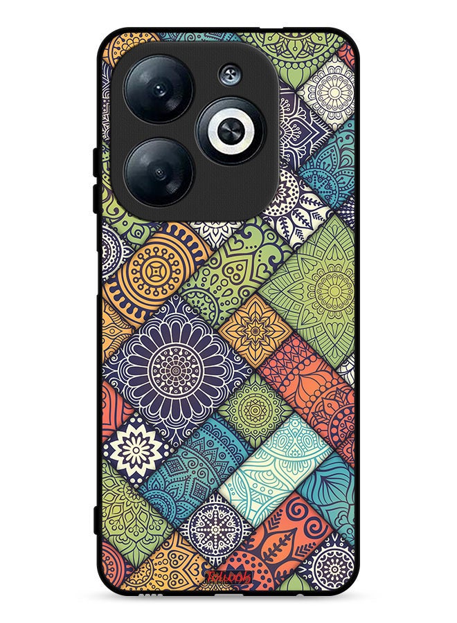 Tolwak Infinix Smart 8 4G Protective Case Cover Mandala Pattern - Image 1