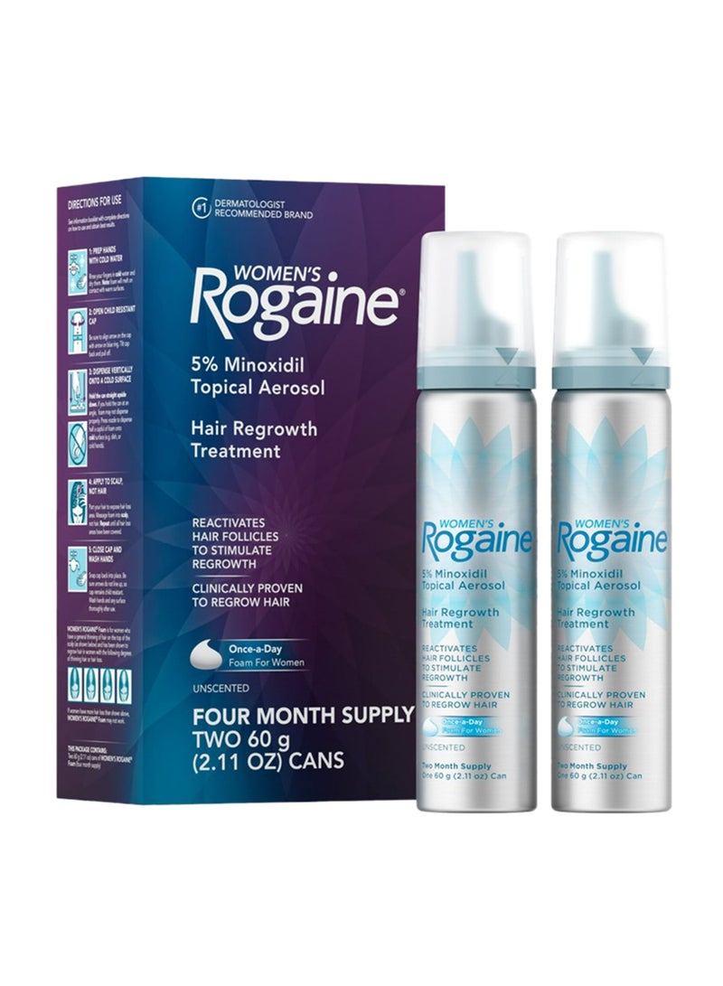 Rogaine Hair Regrowth Treatment Foam - Image 1