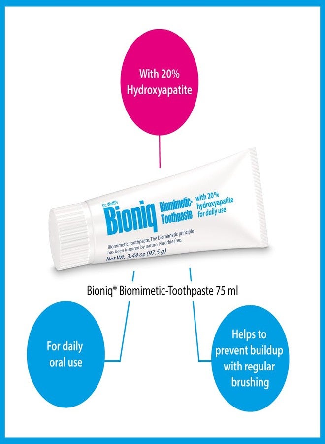 Bioniq Classic Biomimetic Toothpaste with 20 Percent Hydroxyapatite I Clinically Tested I 3.44 oz - Image 3