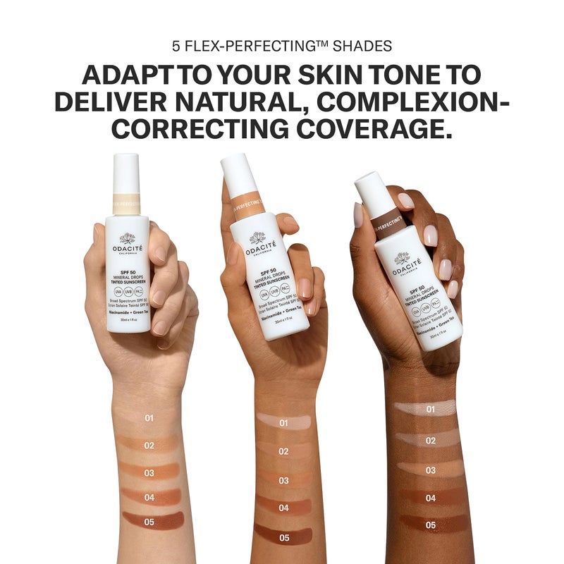 Odacite SPF 50 Flex-Perfectingâ„¢ Mineral Drops Tinted Sunscreen ONE - Image 4