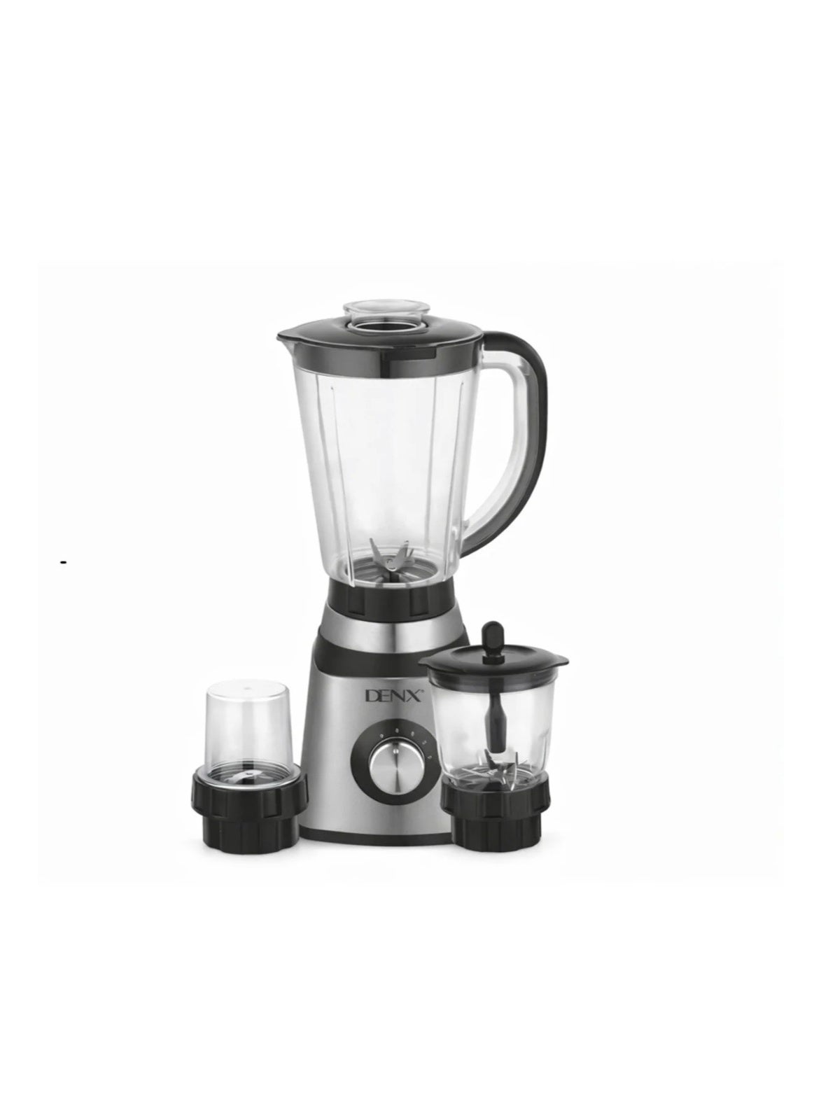 3-in-1 Mixer Grinder & Blender with 800W Copper Motor, Stainless Steel Jars (1.5L, 0.9L, 0.3L) for Juices, Spices & Chutneys 1 Year Warranty