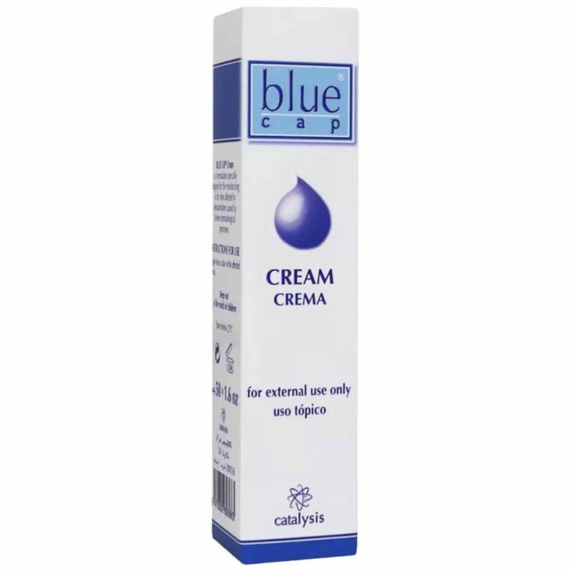 Blue Cap Zinc Pyrithione Cream For Dry, Flaky, Itchy Skin 50g - Image 1