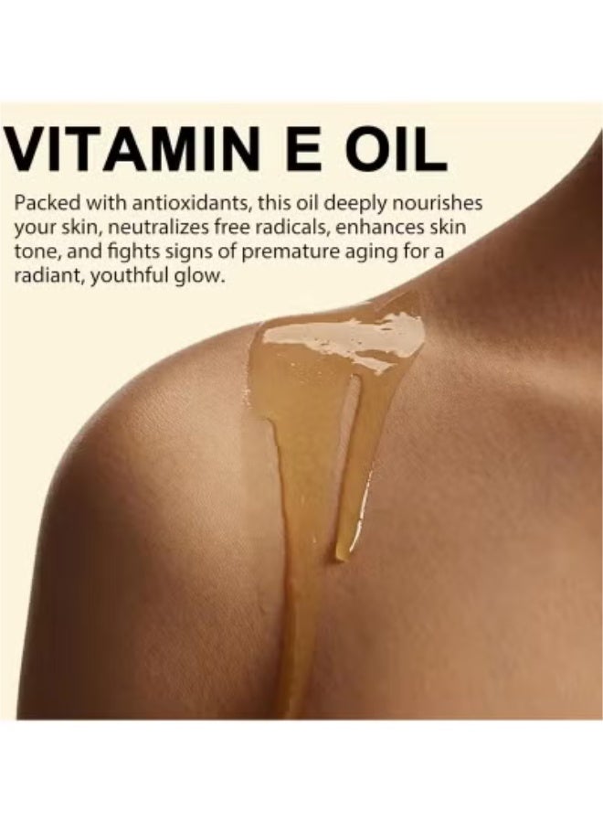 Vitamin E Oil, 75,000 IU, 100% Pure & Natural Vitamin E Oil for Skin, Face, Hair, Nails & Scars, Body Bath Moisturizing Dry Skin and Winkles, Non-GMO & Vegan - Image 5