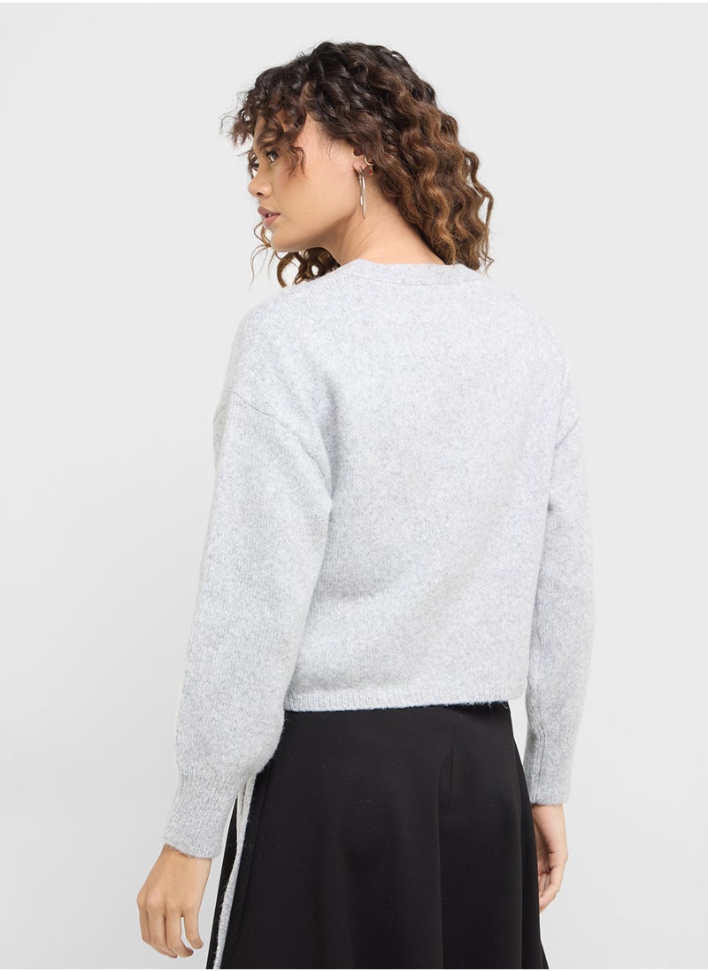 ONLY Bow Detailed Wrap Cardigan  - Image 2