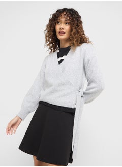 ONLY Bow Detailed Wrap Cardigan  - Image 1