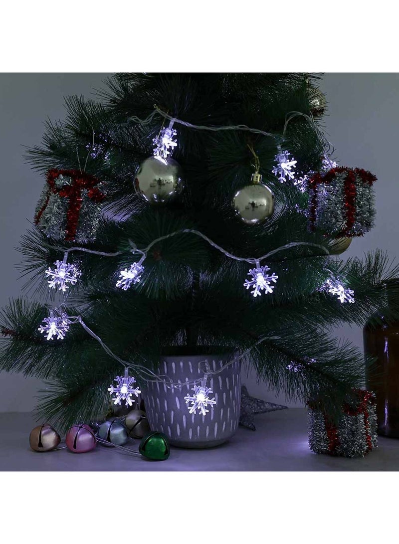 Milano Snow Flake String Light 3Mtr (6000K) - Image 1