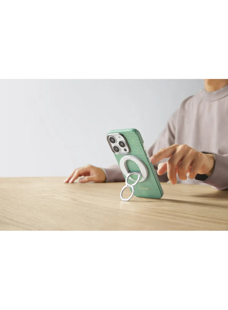 PITAKA iPhone 16 Pro Max Ultra Slim Case / MagSafe Compatible / 3D Grip Textured / Raised Camera Lip / Drop and Damage Protection - Forest Green