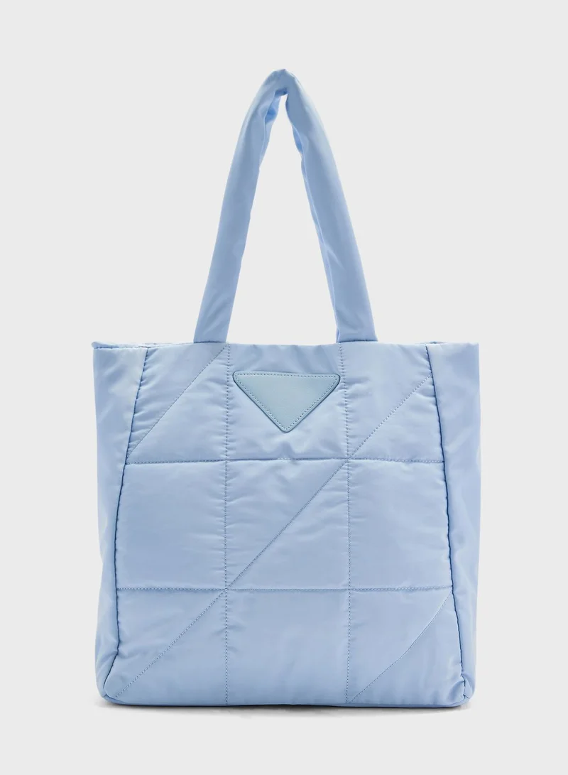 Ginger Padded Nappa Tote Bag