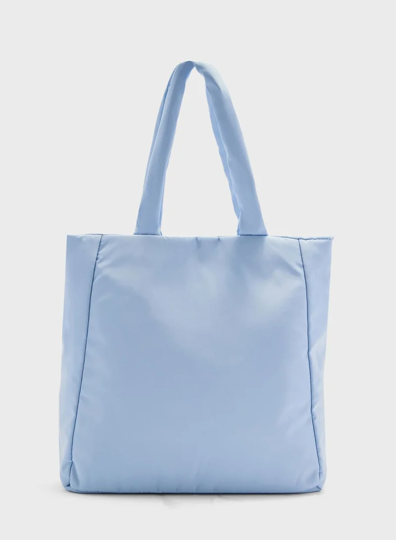 Ginger Padded Nappa Tote Bag