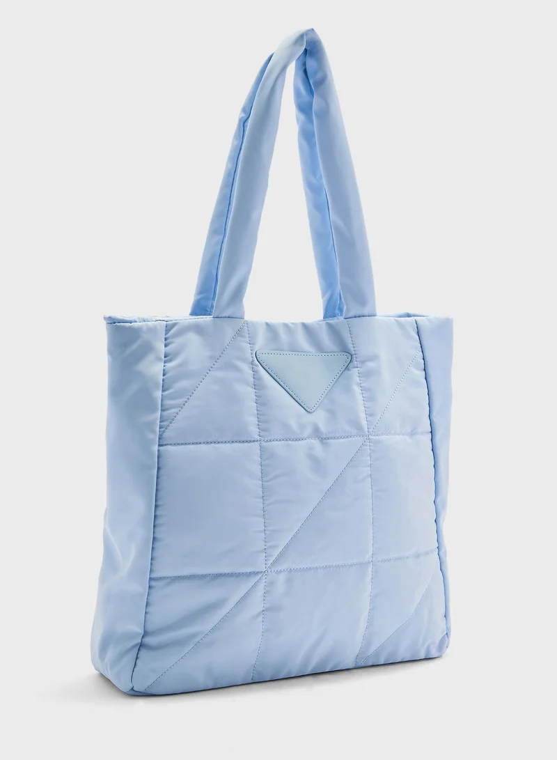 Ginger Padded Nappa Tote Bag