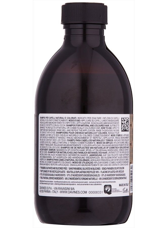 Davines Alchemic Shampoo, Chocolate, 9.47 fl. oz. - Image 2