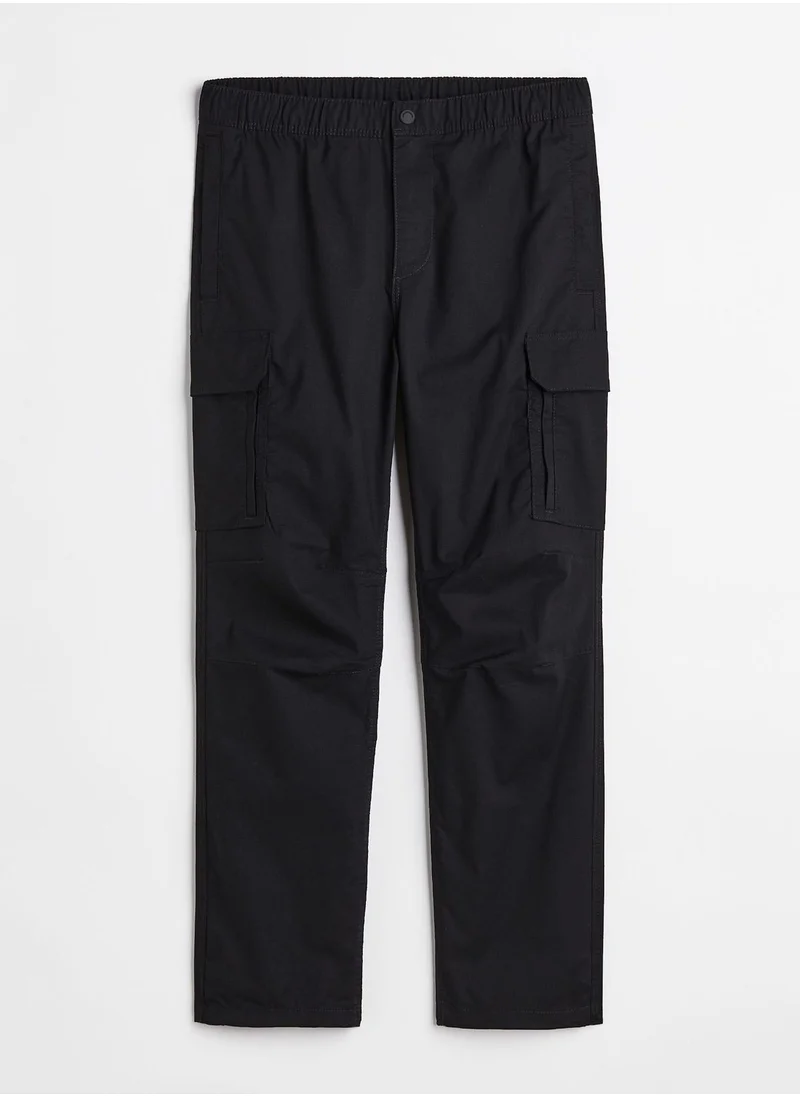 H&M Essential Regular Fit Cargo Trousers
