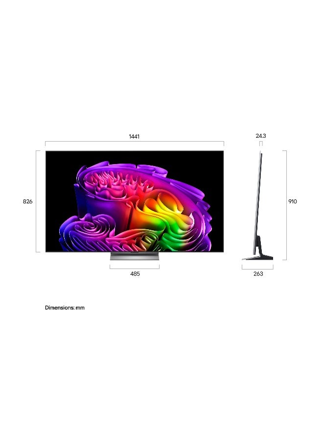LG 65 inch LG OLED evo AI G6 4K Smart TV, 144HZ, α11 AI Processor 4K Gen3, Dolby Vision / HDR10 / HLG, Model 2026 , 2 Years Warranty, OLED65G66LW black - Image 3