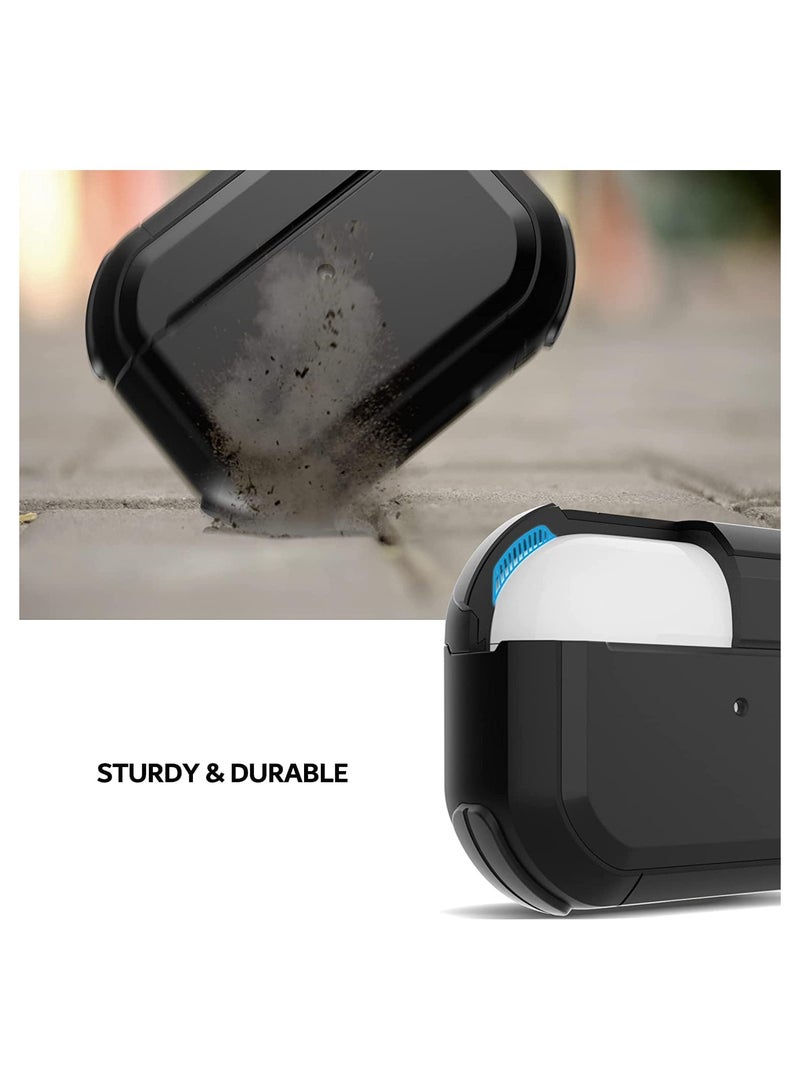 ELTRAZONE Case Cover Compatible with AirPods 3rd (2021) Cool Shockproof Armor Vintage PC Headphone Case - Image 4