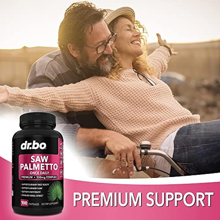 dr.bo Saw Palmetto for Women Hair Loss - DHT Blocker for Women Natural Growth Plus Bladder Control Supplements Complex - Pure Saw Palmetto Hair Loss Supplement Capsules Support Extract & Urination Pills Aid - Image 5