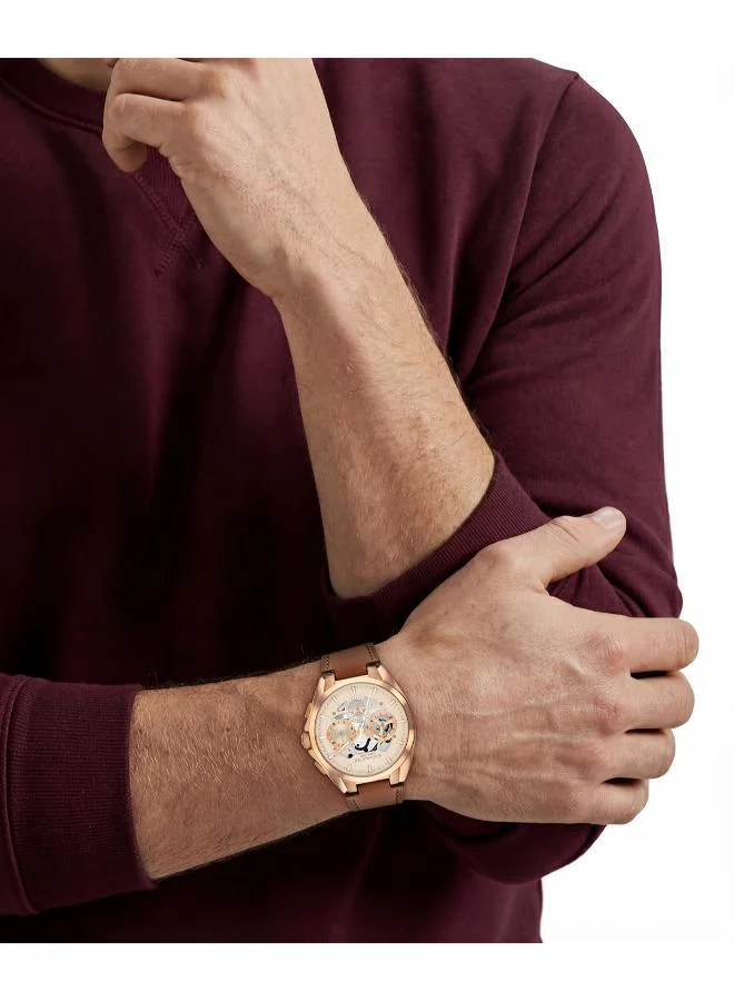 Coach  Ionic Plated Rose Gold Steel Quartz Multi Watch for Men | Best Price UAE