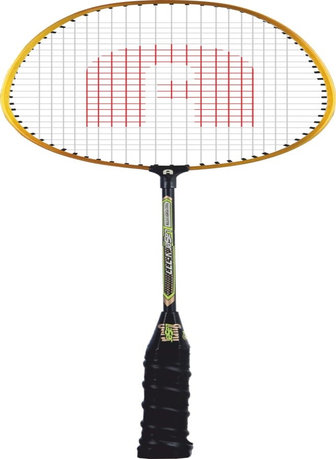 Laser Wide Body Aluminium Head Batminton Racquets (Yellow) - Image 1