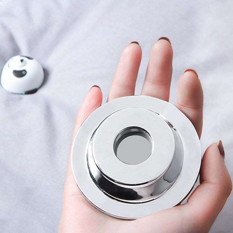 Magnetic Detacher for Supermarket Security Tag Removal: Strong Magnetic Unlocking Tool with Safe No Pointed Needle Design, 2pcs Round Tag Remover Set for Retail Store Quilt Holder Use - Image 2