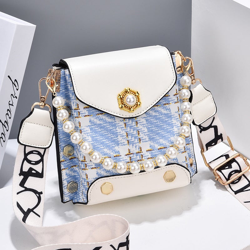2022 New Women'S Bag Summer Mobile Phone Bag Women'S Crossbody Small Bag Fashion Trendy Shoulder Bag Trendy Pearl Bag - Image 2