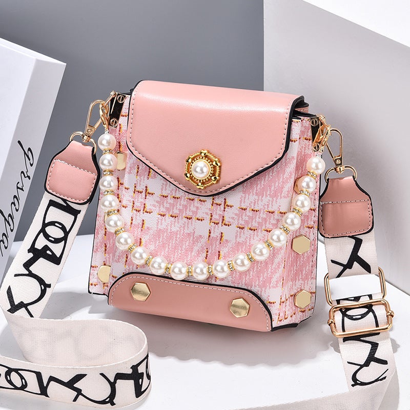 2022 New Women'S Bag Summer Mobile Phone Bag Women'S Crossbody Small Bag Fashion Trendy Shoulder Bag Trendy Pearl Bag - Image 3