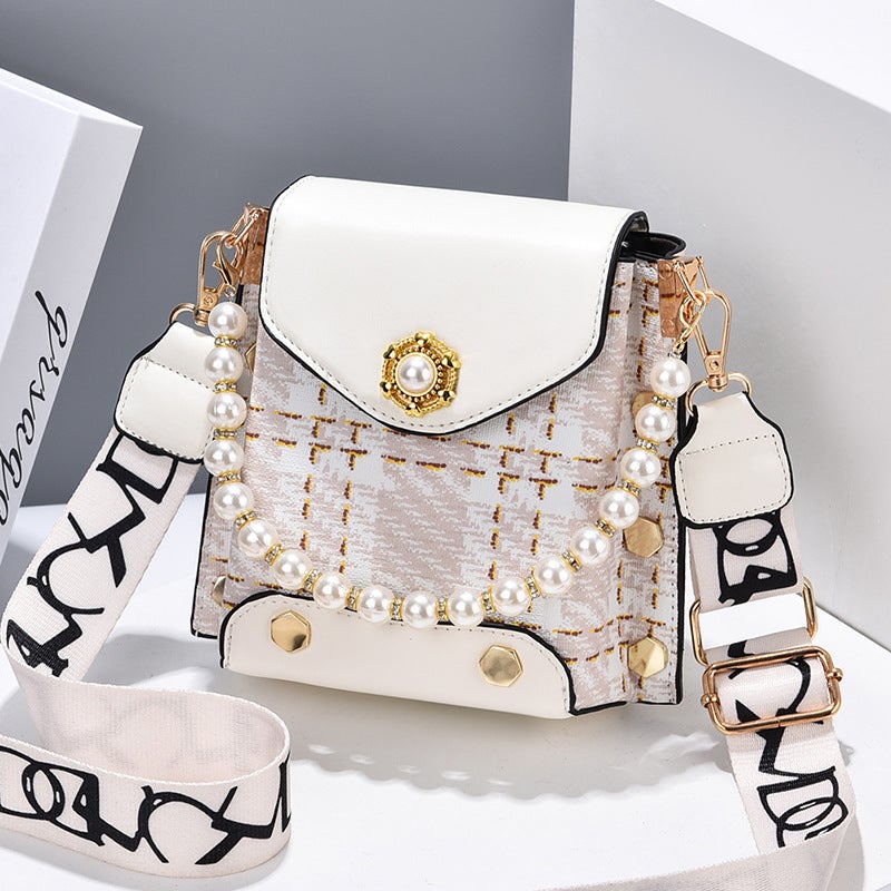 2022 New Women'S Bag Summer Mobile Phone Bag Women'S Crossbody Small Bag Fashion Trendy Shoulder Bag Trendy Pearl Bag - Image 1