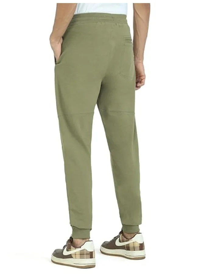 XYXX  Men Terry Cotton-Blend Joggers, Regular Fit, Solid, Pack of 1, XYJOG19L, Tea White, L  | Best Price UAE