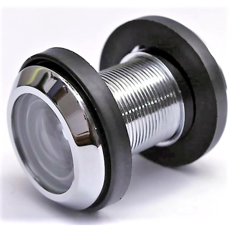RiseOm Brass Door Peephole (Door Eye) 180 Degree Viewer for Main Doors (Polished Chrome) - Image 4