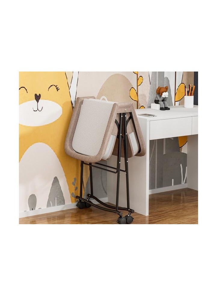 Portable Foldable Baby Bed for Newborn Infant Cradle Newborn Bed Multifunctional Sleep Rocking Bed with Mosquito Net - Image 3
