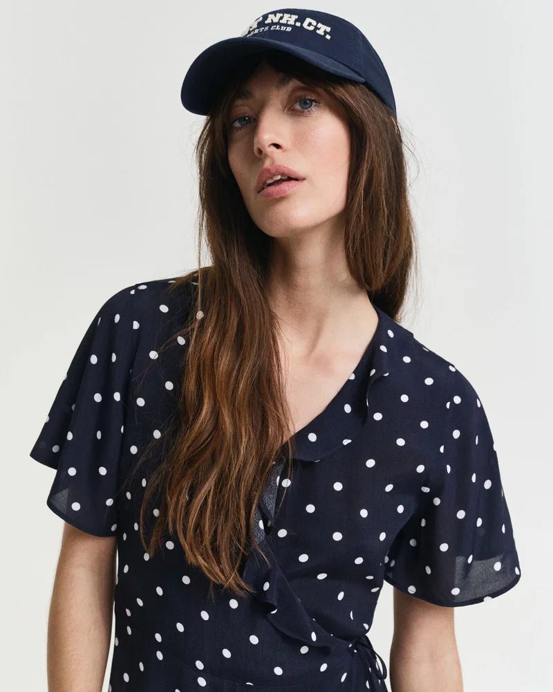 GANT  Regular Dot Print Frill Dress for Women | Best Price UAE