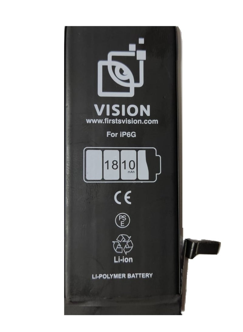 Vision Replacement Battery For iPhone 6 Black - Image 1