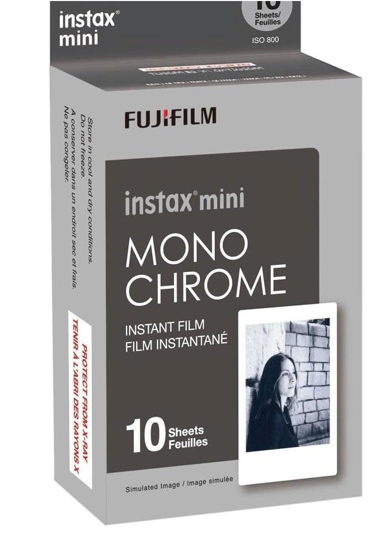 فوجي فيلم - فوجي فيلم Instax Mini Monochrome 10 ورقات - Image 1