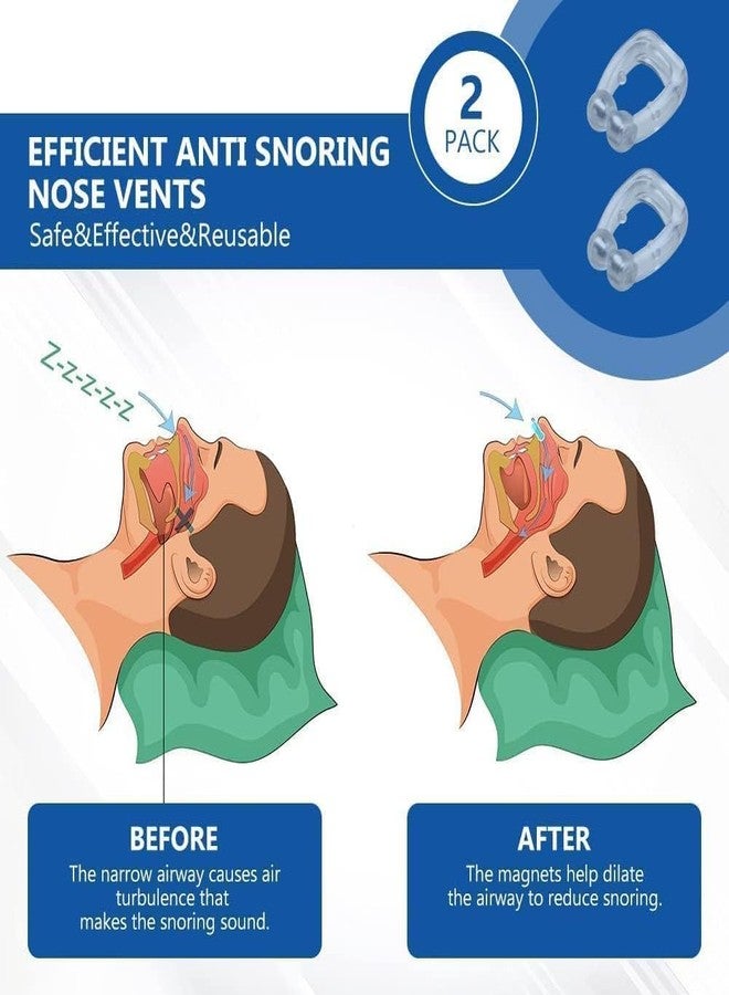 click2shop Anti-Snoring Nose Clip - Magnetic Snore Stopper for Men & Women | Comfortable & Effective Snoring Solution | Pack of 2 - Image 4