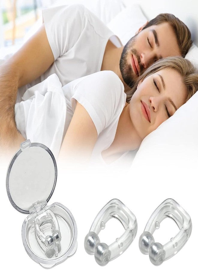 click2shop Anti-Snoring Nose Clip - Magnetic Snore Stopper for Men & Women | Comfortable & Effective Snoring Solution | Pack of 2 - Image 1